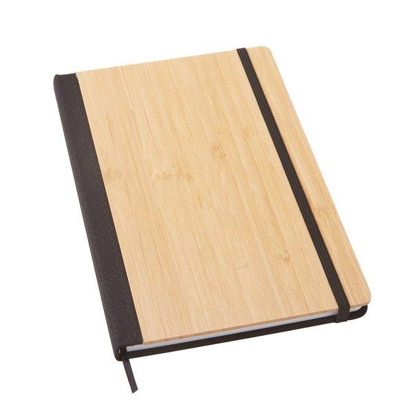 Bamboo Journal w/ rPET Back, 6" x 8"