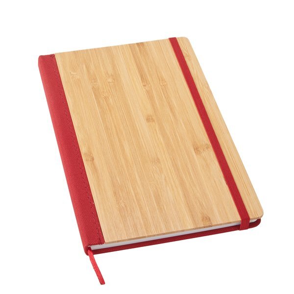 Bamboo Journal w/ rPET Back, 6" x 8"
