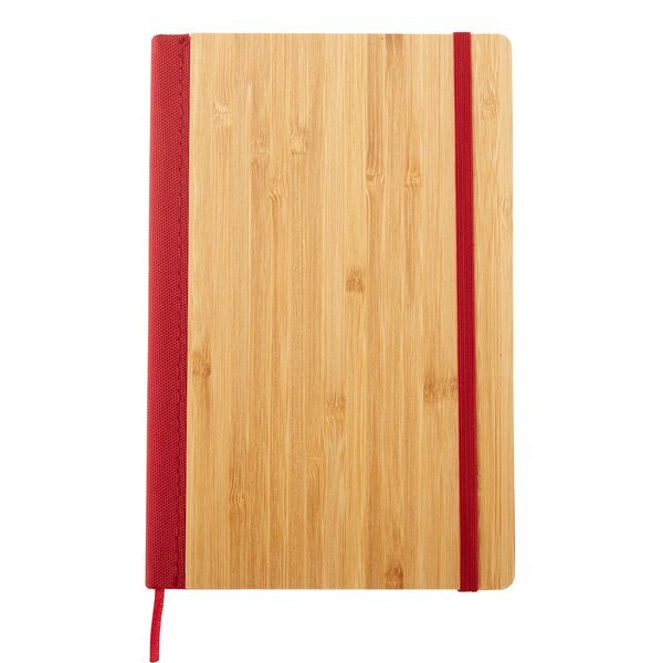 Bamboo Journal w/ rPET Back, 6" x 8"