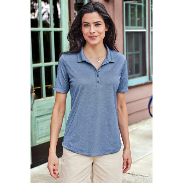 Port Authority® Fine Pique Blend Ladies' Polo