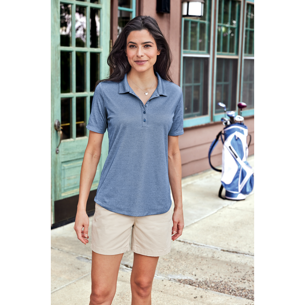 Port Authority® Fine Pique Blend Ladies' Polo