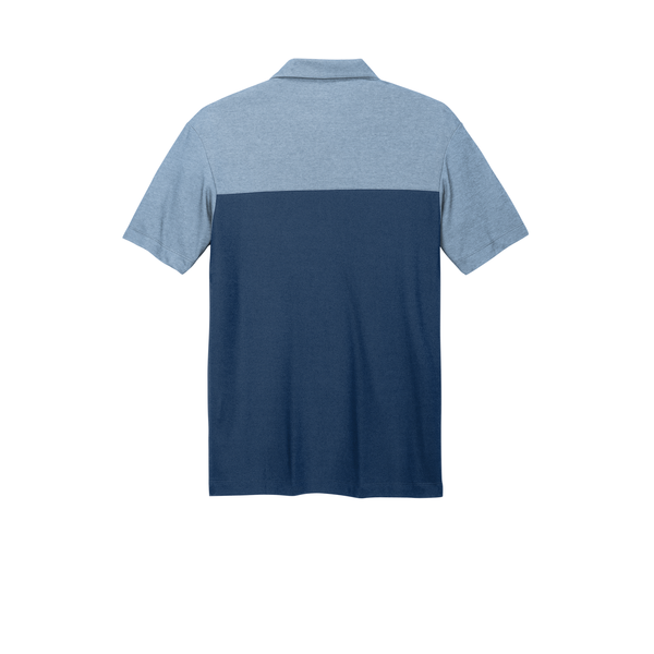 Port Authority® Fine Pique Blend Blocked Men's Polo