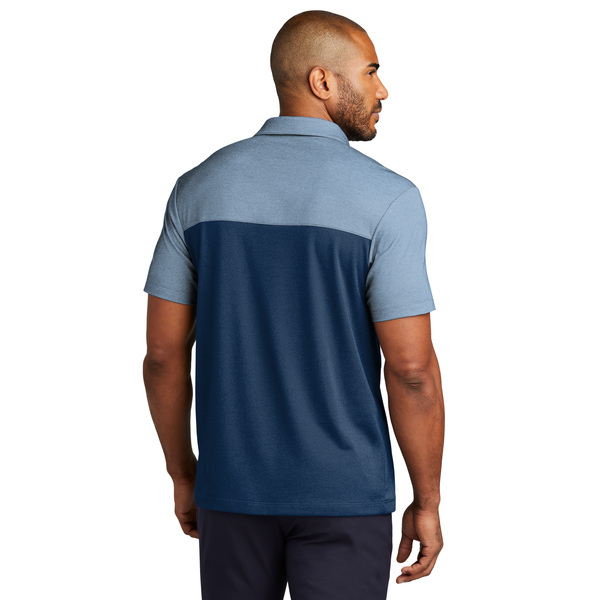 Port Authority® Fine Pique Blend Blocked Men's Polo