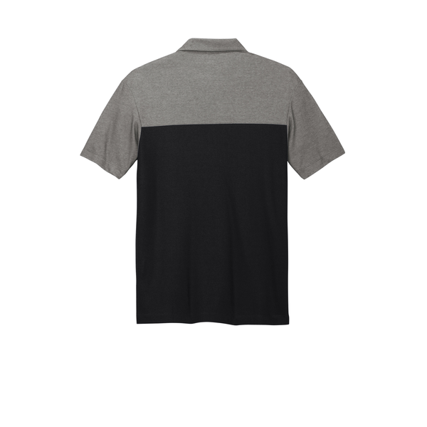 Port Authority® Fine Pique Blend Blocked Men's Polo