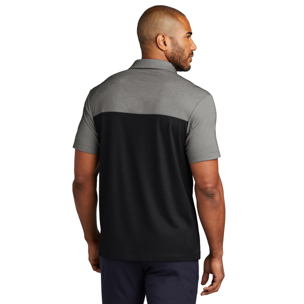 Port Authority® Fine Pique Blend Blocked Men's Polo