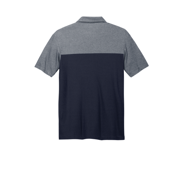 Port Authority® Fine Pique Blend Blocked Men's Polo