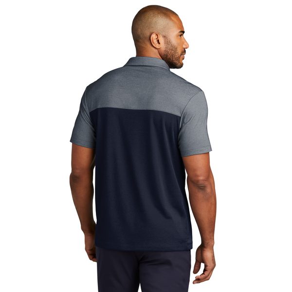 Port Authority® Fine Pique Blend Blocked Men's Polo
