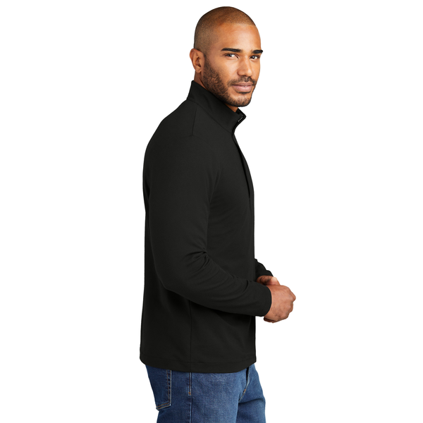 Port Authority® Fairway Cotton/Poly Stretch Men's 1/4 Zip