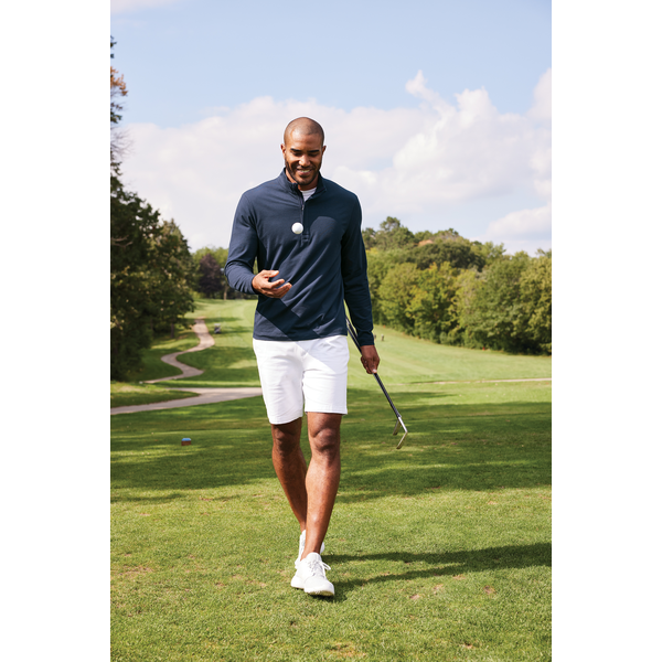Port Authority® Fairway Cotton/Poly Stretch Men's 1/4 Zip