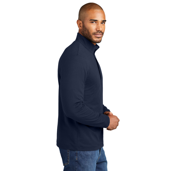 Port Authority® Fairway Cotton/Poly Stretch Men's 1/4 Zip