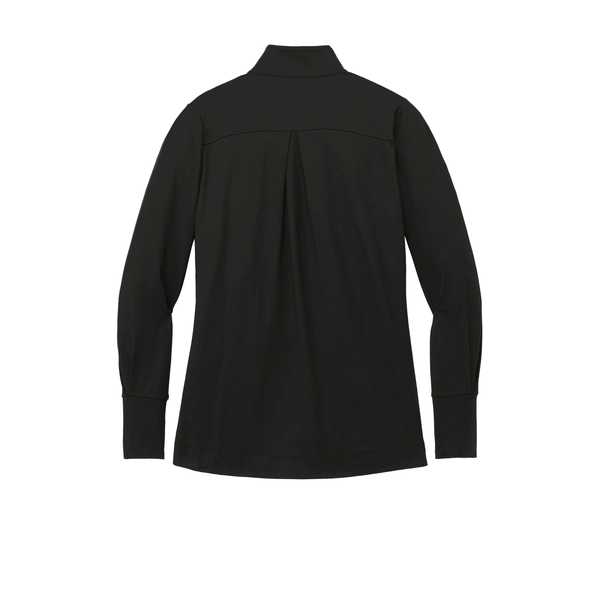 Port Authority® Fairway Cotton/Poly Stretch Ladies' 1/4 Zip