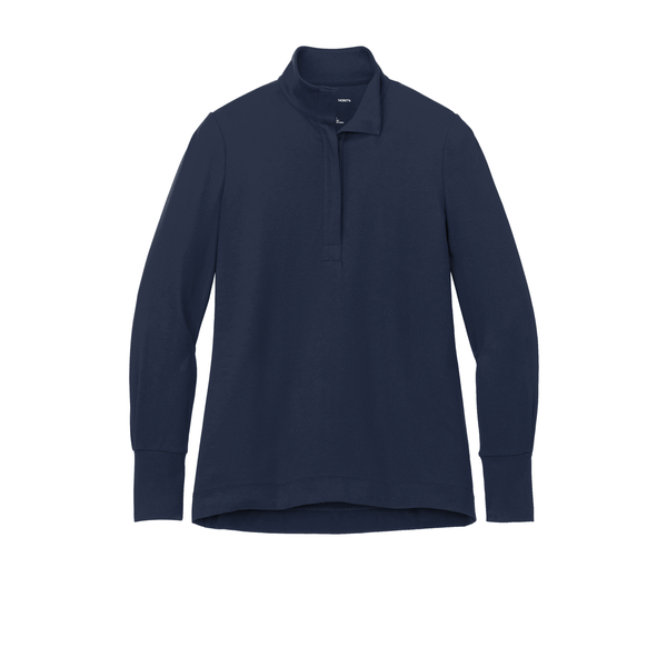 Port Authority® Fairway Cotton/Poly Stretch Ladies' 1/4 Zip