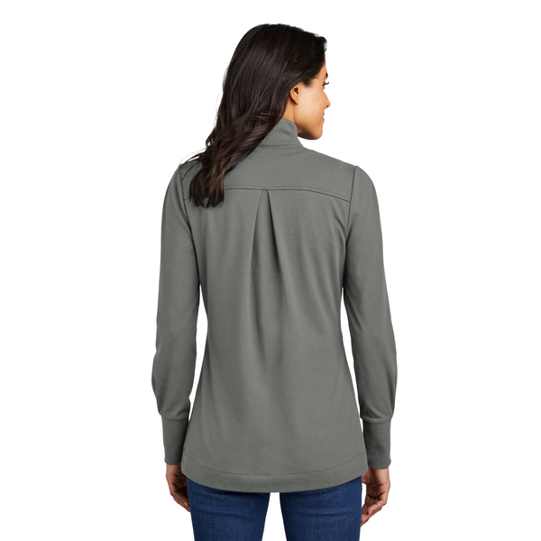 Port Authority® Fairway Cotton/Poly Stretch Ladies' 1/4 Zip