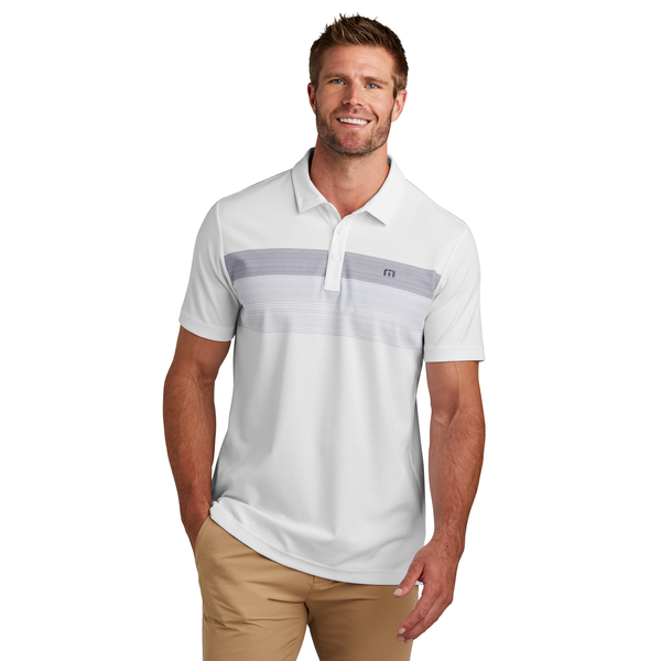 TravisMathew® Coastal Cotton/Poly Chest Stripe Men's Polo