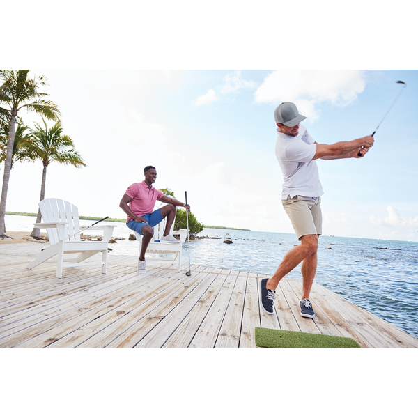 TravisMathew® Coastal Cotton/Poly Chest Stripe Men's Polo