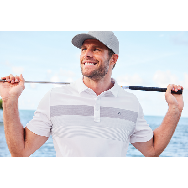 TravisMathew® Coastal Cotton/Poly Chest Stripe Men's Polo