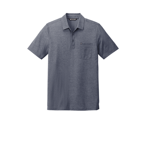 TravisMathew® Oceanside Cotton/Poly Heather Pocket Men's Polo
