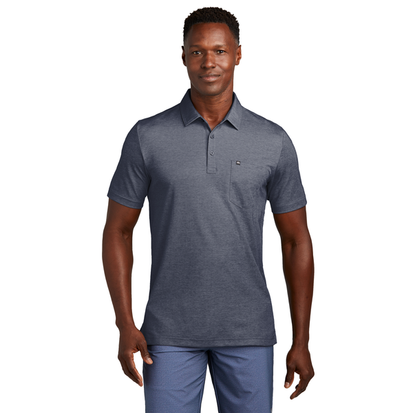 TravisMathew® Oceanside Cotton/Poly Heather Pocket Men's Polo