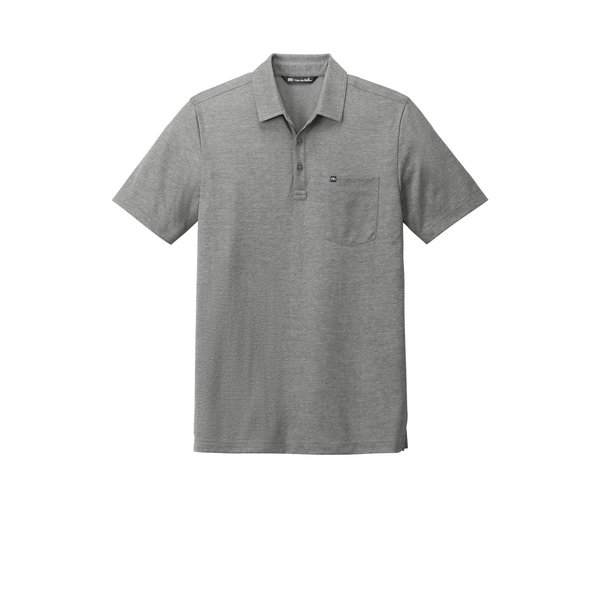 TravisMathew® Oceanside Cotton/Poly Heather Pocket Men's Polo