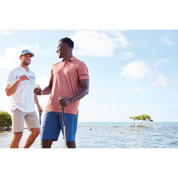 TravisMathew® Bayfront Cotton/Poly Solid Men's Polo