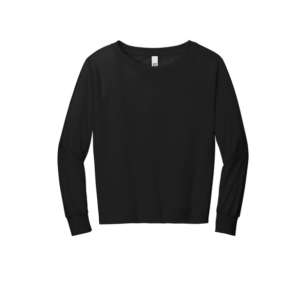 District® Featherweight French Terry™ Long Sleeve Ladies' Crewneck