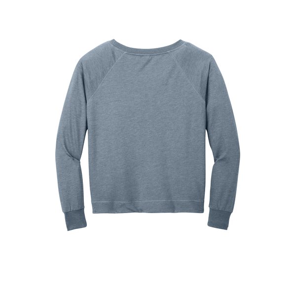 District® Featherweight French Terry™ Long Sleeve Ladies' Crewneck