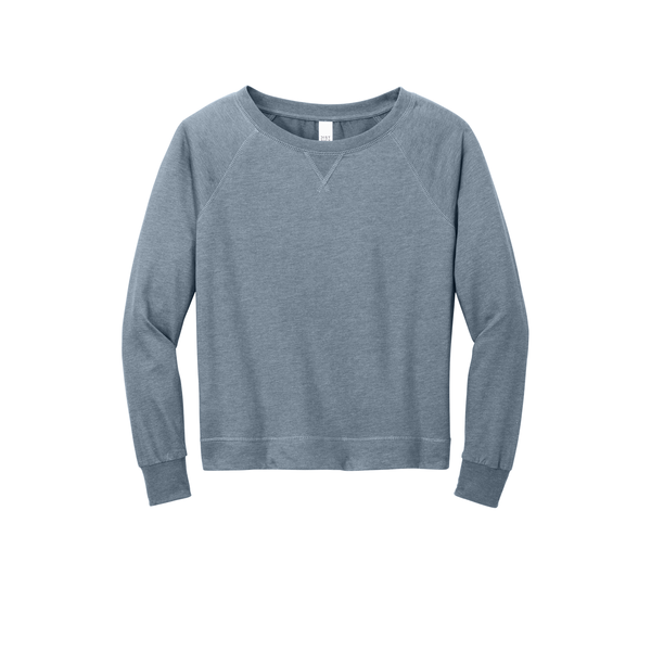 District® Featherweight French Terry™ Long Sleeve Ladies' Crewneck