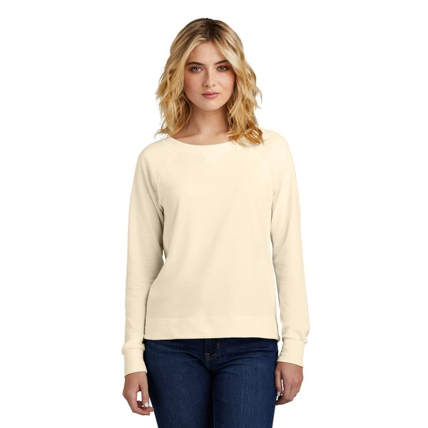 District® Featherweight French Terry™ Long Sleeve Ladies' Crewneck