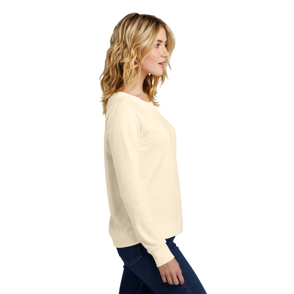District® Featherweight French Terry™ Long Sleeve Ladies' Crewneck