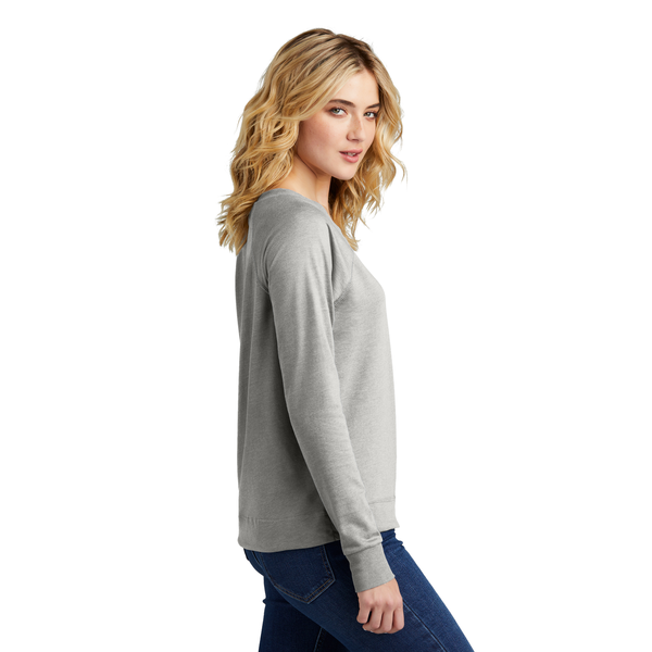 District® Featherweight French Terry™ Long Sleeve Ladies' Crewneck