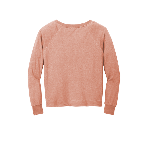 District® Featherweight French Terry™ Long Sleeve Ladies' Crewneck