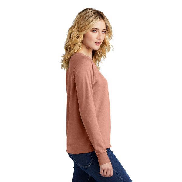 District® Featherweight French Terry™ Long Sleeve Ladies' Crewneck