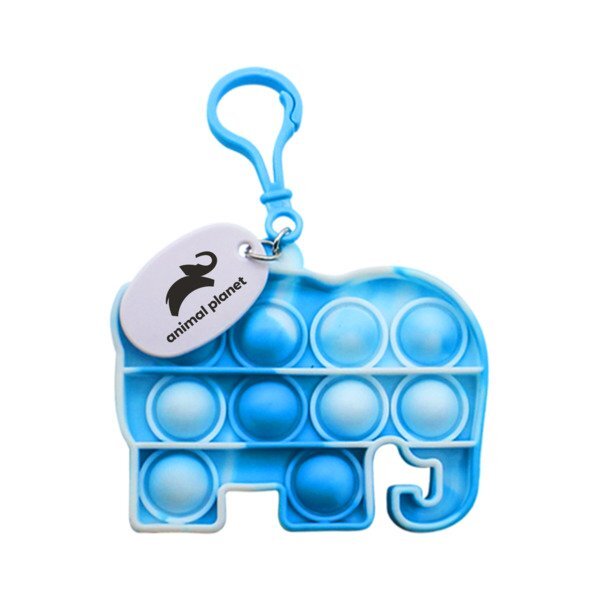 Animal Bubble Popper Keychain