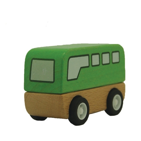 Wooden Toy Bus