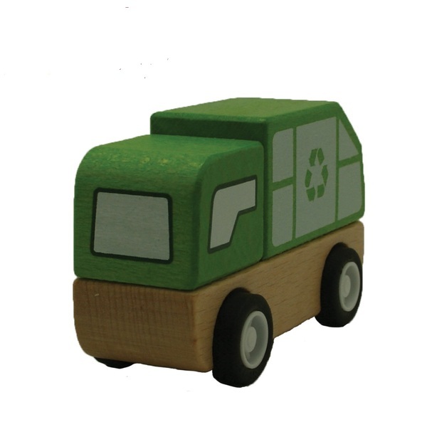 Wooden Toy Recycling Truck