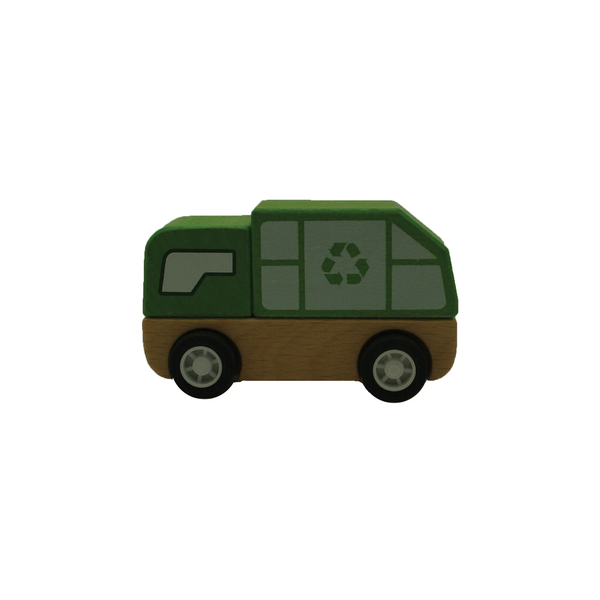Wooden Toy Recycling Truck