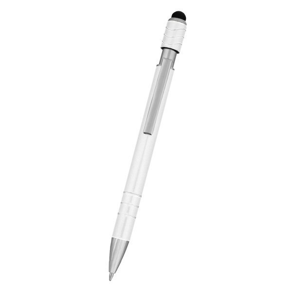 Spin Top Fidget Aluminum Pen w/ Stylus