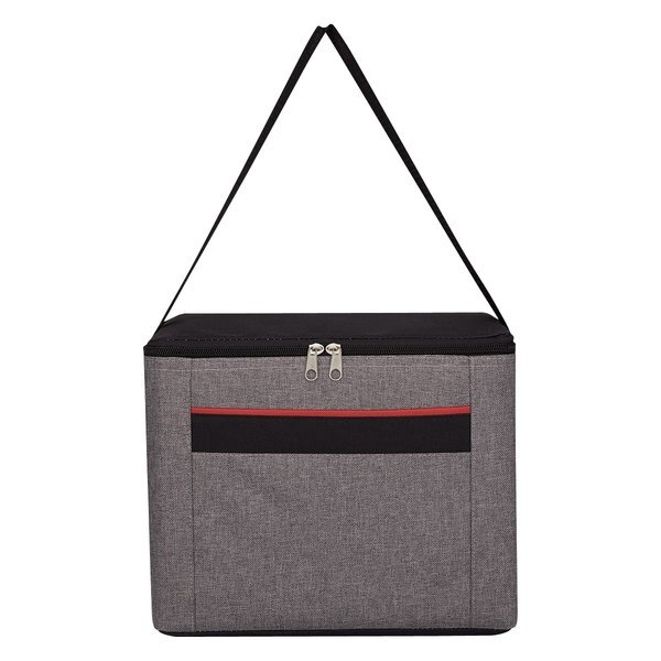 Brighton Heathered Polyester 8 Can Cooler Bag
