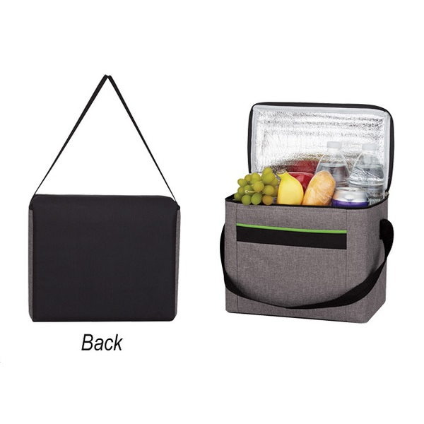 Brighton Heathered Polyester 8 Can Cooler Bag