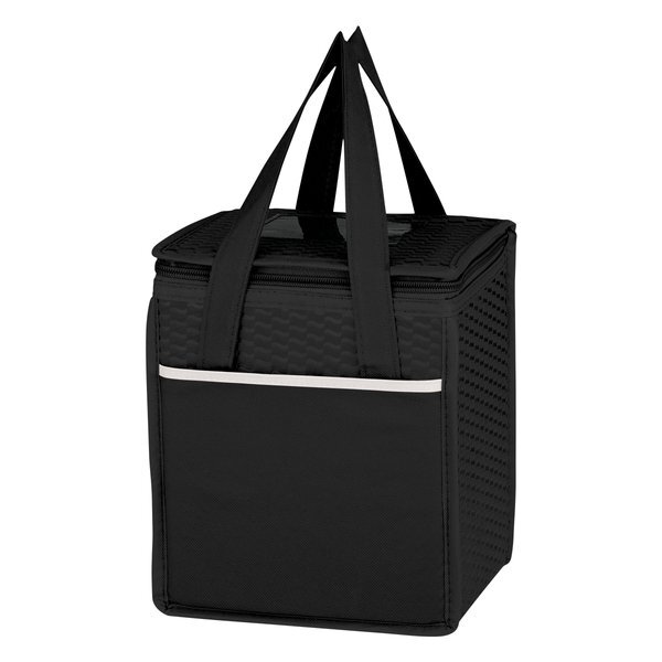 Wave Design Non-Woven Cooler Lunch Bag
