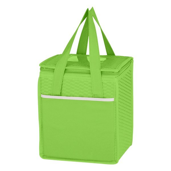 Wave Design Non-Woven Cooler Lunch Bag