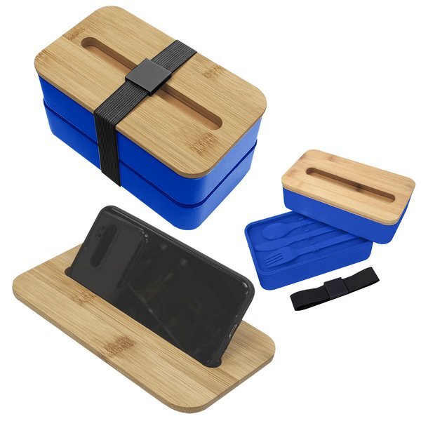 Stackable Bento Box w/ Phone Stand