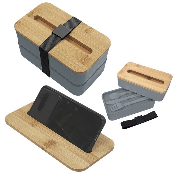 Stackable Bento Box w/ Phone Stand