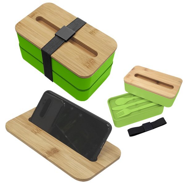 Stackable Bento Box w/ Phone Stand