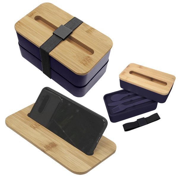 Stackable Bento Box w/ Phone Stand