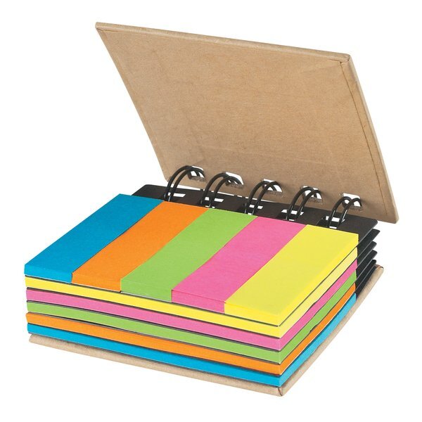 Spiral Book w/ Sticky Notes & Flags