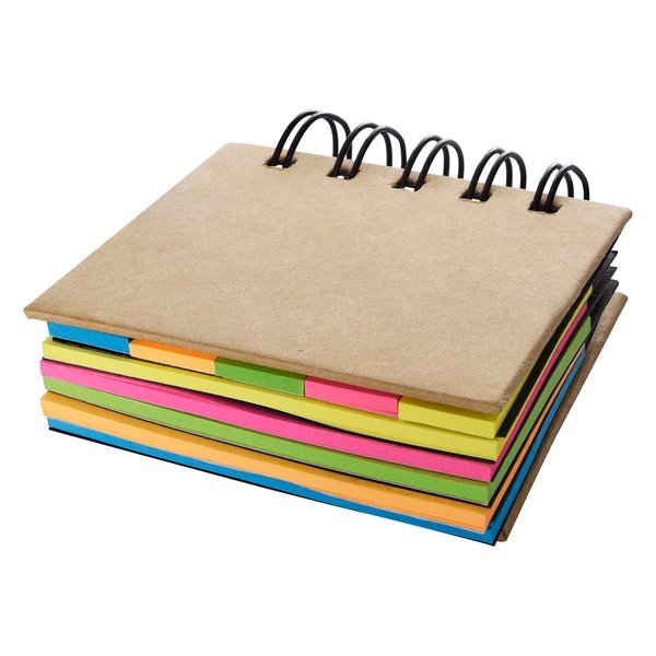 Spiral Book w/ Sticky Notes & Flags