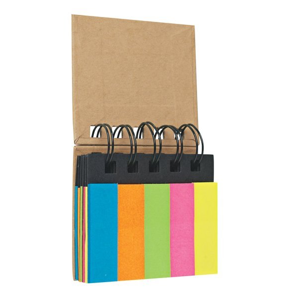 Spiral Book w/ Sticky Notes & Flags