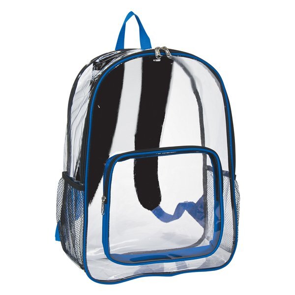 Clear PVC Backpack w/ Colored Trim