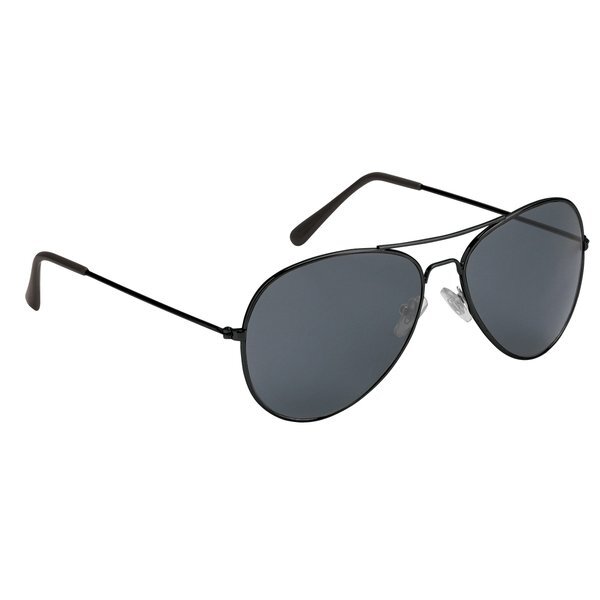 Aviator Sunglasses w/ Black Lenses
